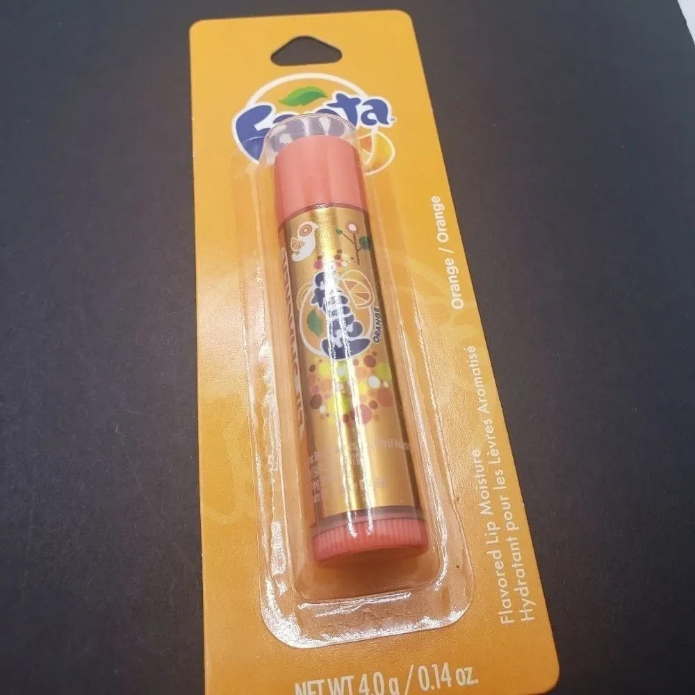 Orange Fanta lip smacker lip balm